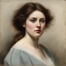 portrait of a woman by Edwin Deakin