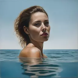 portrait of a woman by Eric Zener
