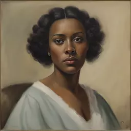 portrait of a woman by Ernest Crichlow