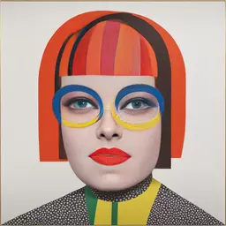 portrait of a woman by Ettore Sottsass
