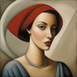 portrait of a woman by Fabio Hurtado