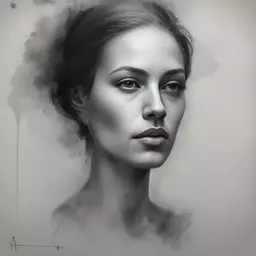 portrait of a woman by Faith 47