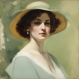 portrait of a woman by Francis Coates Jones
