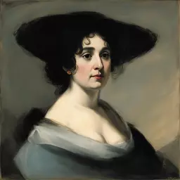portrait of a woman by Francisco De Goya