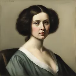 portrait of a woman by Franz Sedlacek