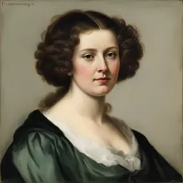 portrait of a woman by Friedensreich Regentag