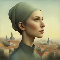 portrait of a woman by Gediminas Pranckevicius
