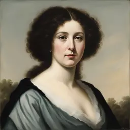 portrait of a woman by George Dionysus Ehret