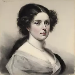 portrait of a woman by George French Angas