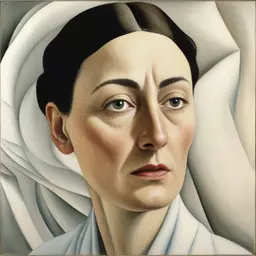 portrait of a woman by Georgia O’Keeffe
