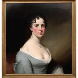 portrait of a woman by Gilbert Stuart