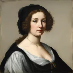 portrait of a woman by Giovanni Battista Venanzi