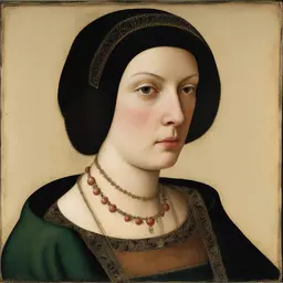 portrait of a woman by Giovanni da Udina
