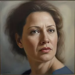 portrait of a woman by Glen Orbik