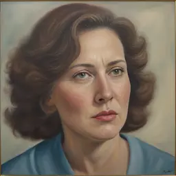 portrait of a woman by Gloria Stoll Karn