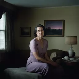 portrait of a woman by Gregory Crewdson