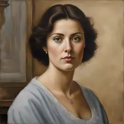 portrait of a woman by Guido Borelli Da Caluso
