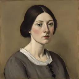portrait of a woman by Gwen John