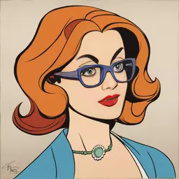 portrait of a woman by Hanna-Barbera