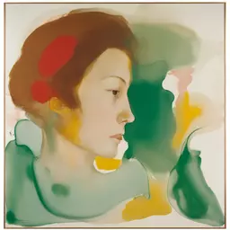 portrait of a woman by Helen Frankenthaler