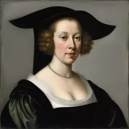 portrait of a woman by Hendrick Cornelisz Vroom