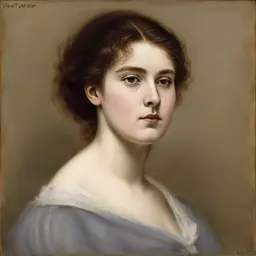 portrait of a woman by Henri Fantin Latour