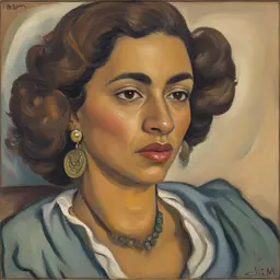portrait of a woman by Irma Stern