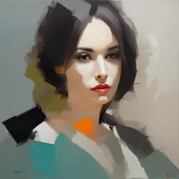 portrait of a woman by Iryna Yermolova