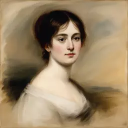 portrait of a woman by J.M.W. Turner
