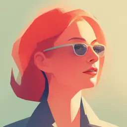 portrait of a woman by James Gilleard