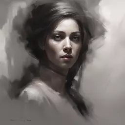 portrait of a woman by James Paick
