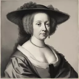 portrait of a woman by Jan Luyken