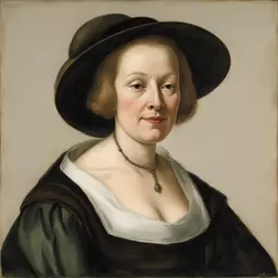 portrait of a woman by Jan Pietersz Saenredam