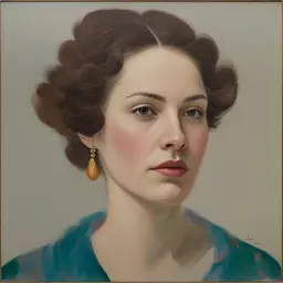 portrait of a woman by Jane Graverol