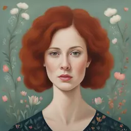 portrait of a woman by Jane Newland