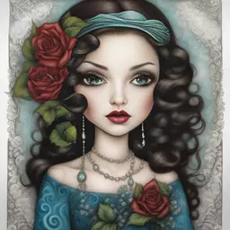 portrait of a woman by Jasmine Becket-Griffith