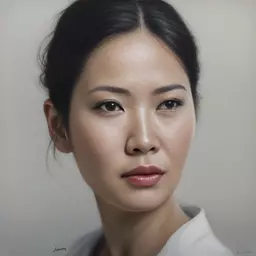 portrait of a woman by Jason Chan