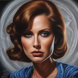 portrait of a woman by Jason Edmiston