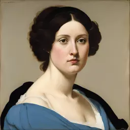 portrait of a woman by Jean Auguste Dominique Ingres