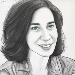 portrait of a woman by Jeff Kinney