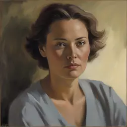 portrait of a woman by Jeffrey T. Larson