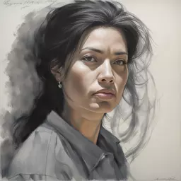 portrait of a woman by Jesper Ejsing