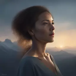 portrait of a woman by Jessica Rossier