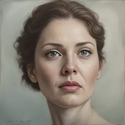 portrait of a woman by Joanna Kustra