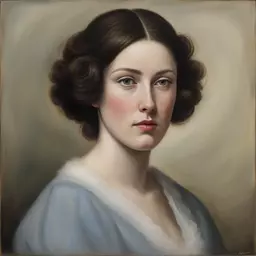 portrait of a woman by John Atherton