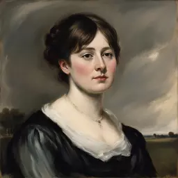 portrait of a woman by John Constable