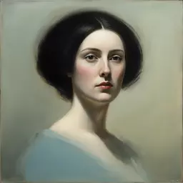 portrait of a woman by John Harris