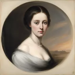 portrait of a woman by John Martin