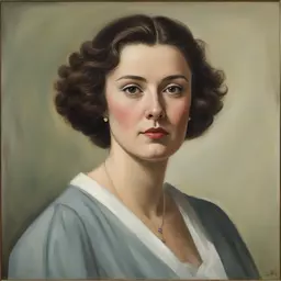 portrait of a woman by John Philip Falter