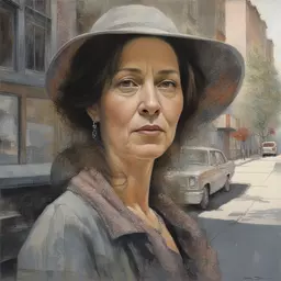 portrait of a woman by John Salminen